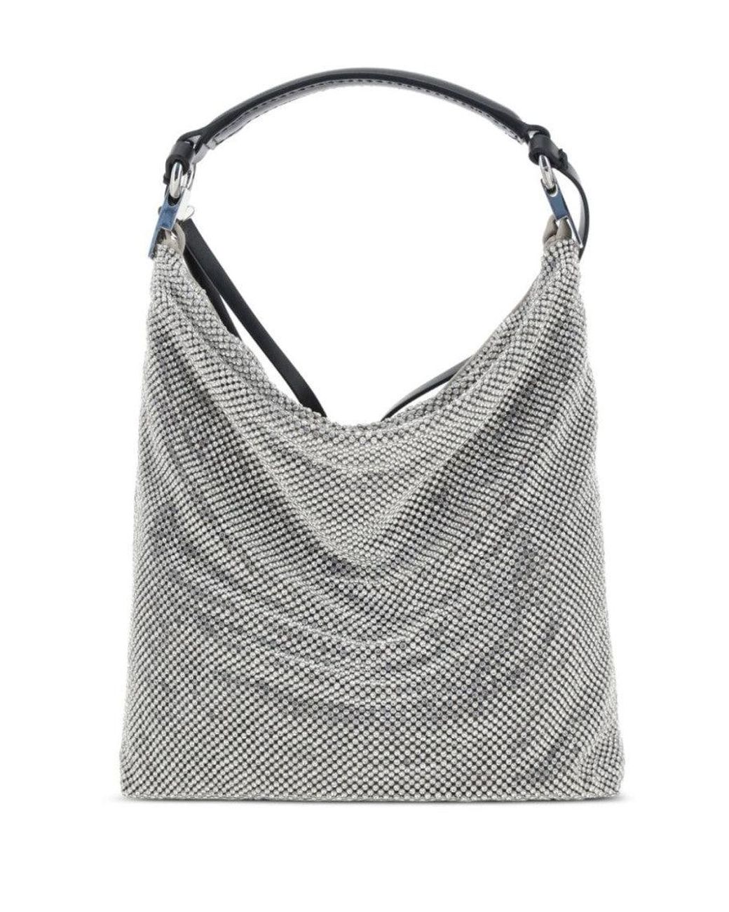 Benedetta Bruzziches Gray Bella Ciao Shoulder Bag