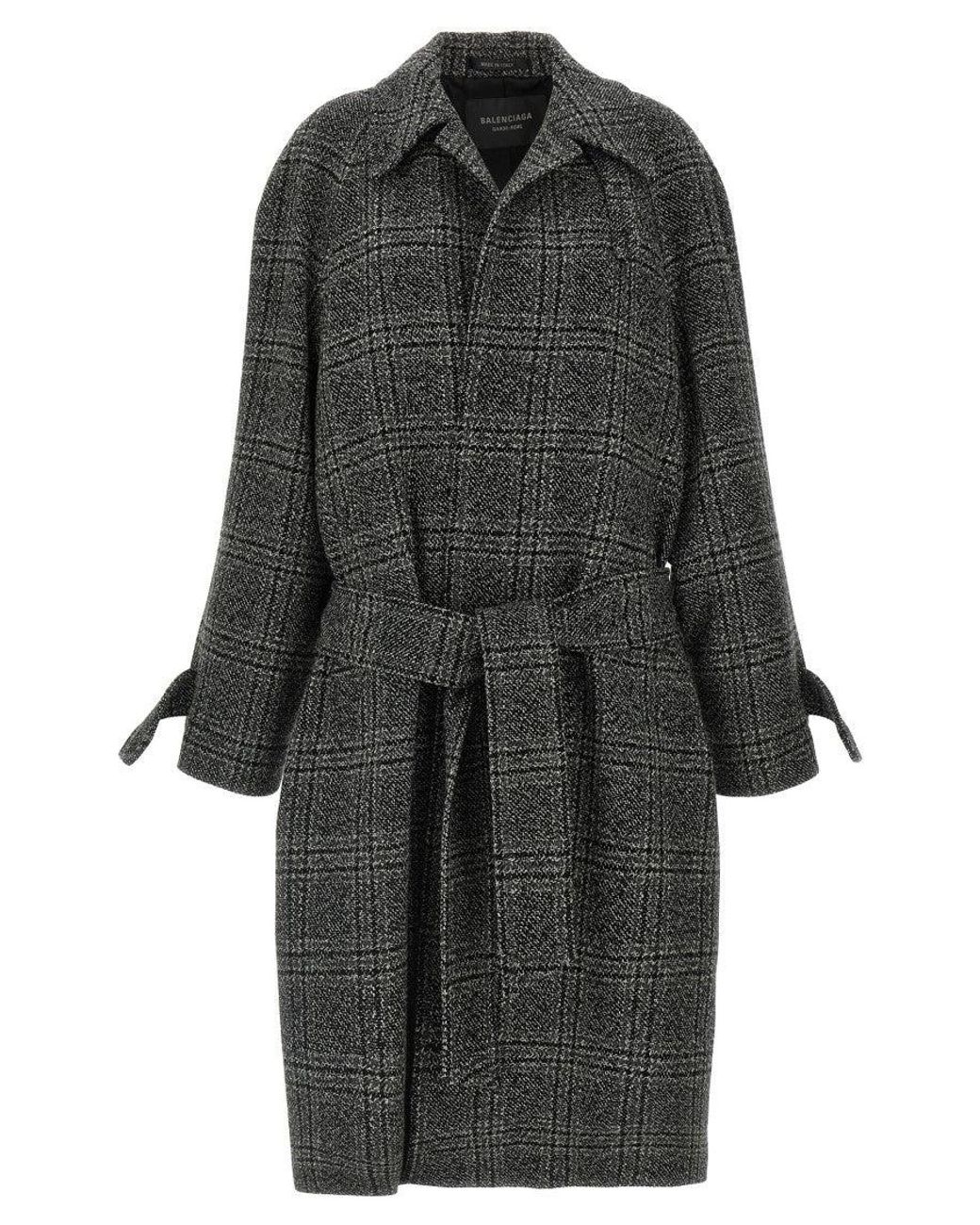 Balenciaga Black One Layer Coat