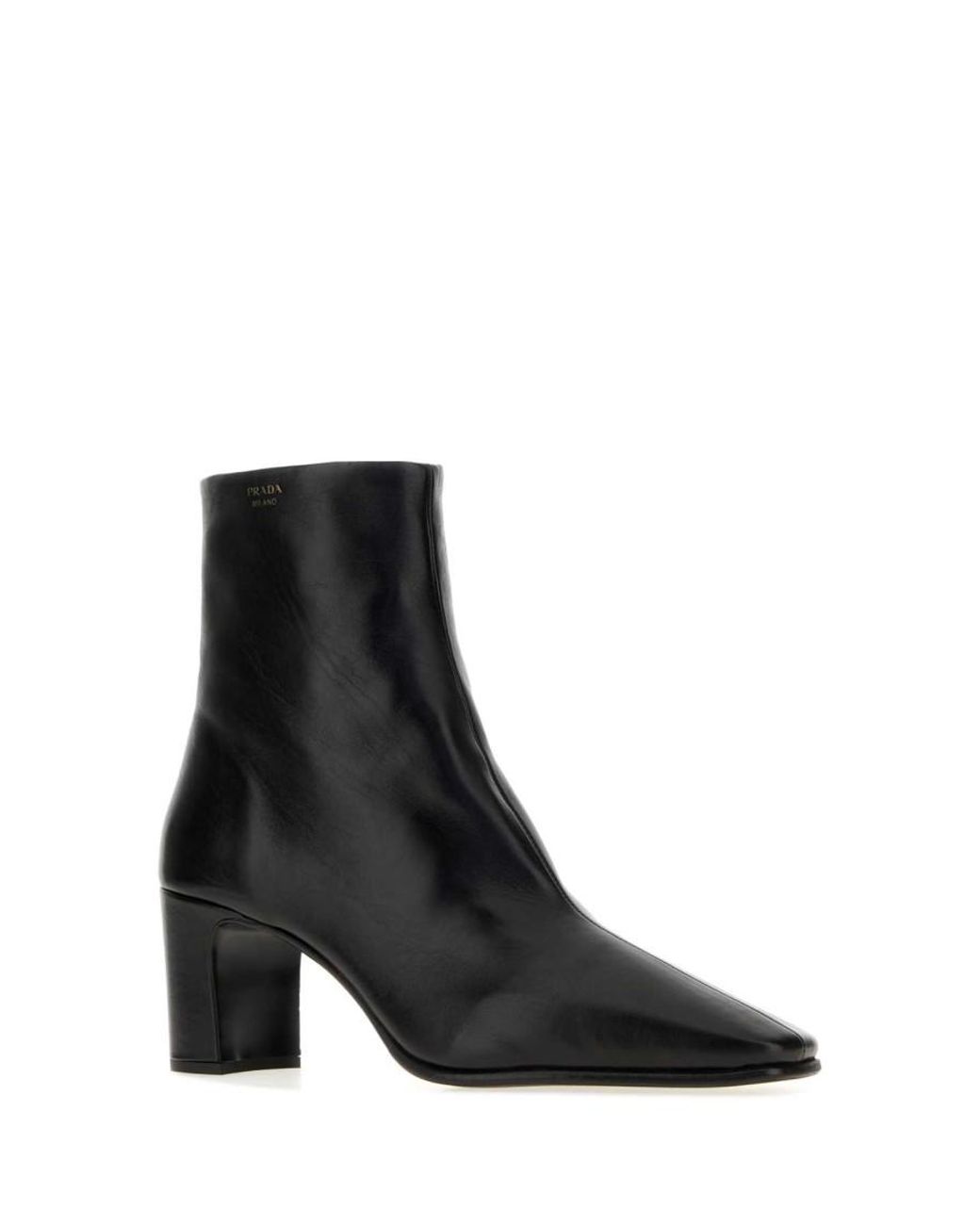 Prada Black Tronchetti Boots