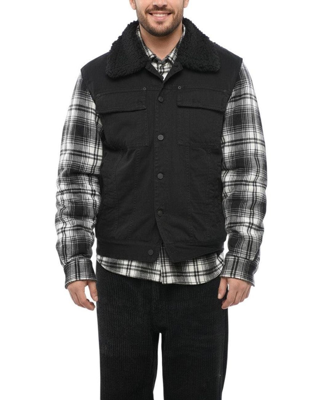 DSquared² Black Shirt Collar Jacket for men