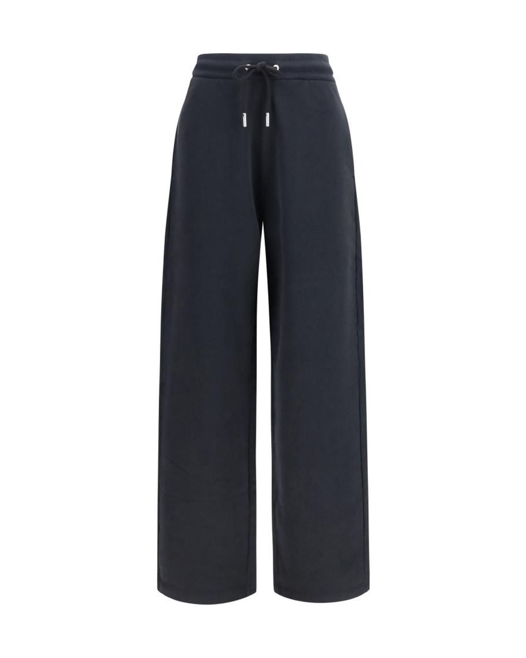 AMI Blue Regular Drawstring Pants