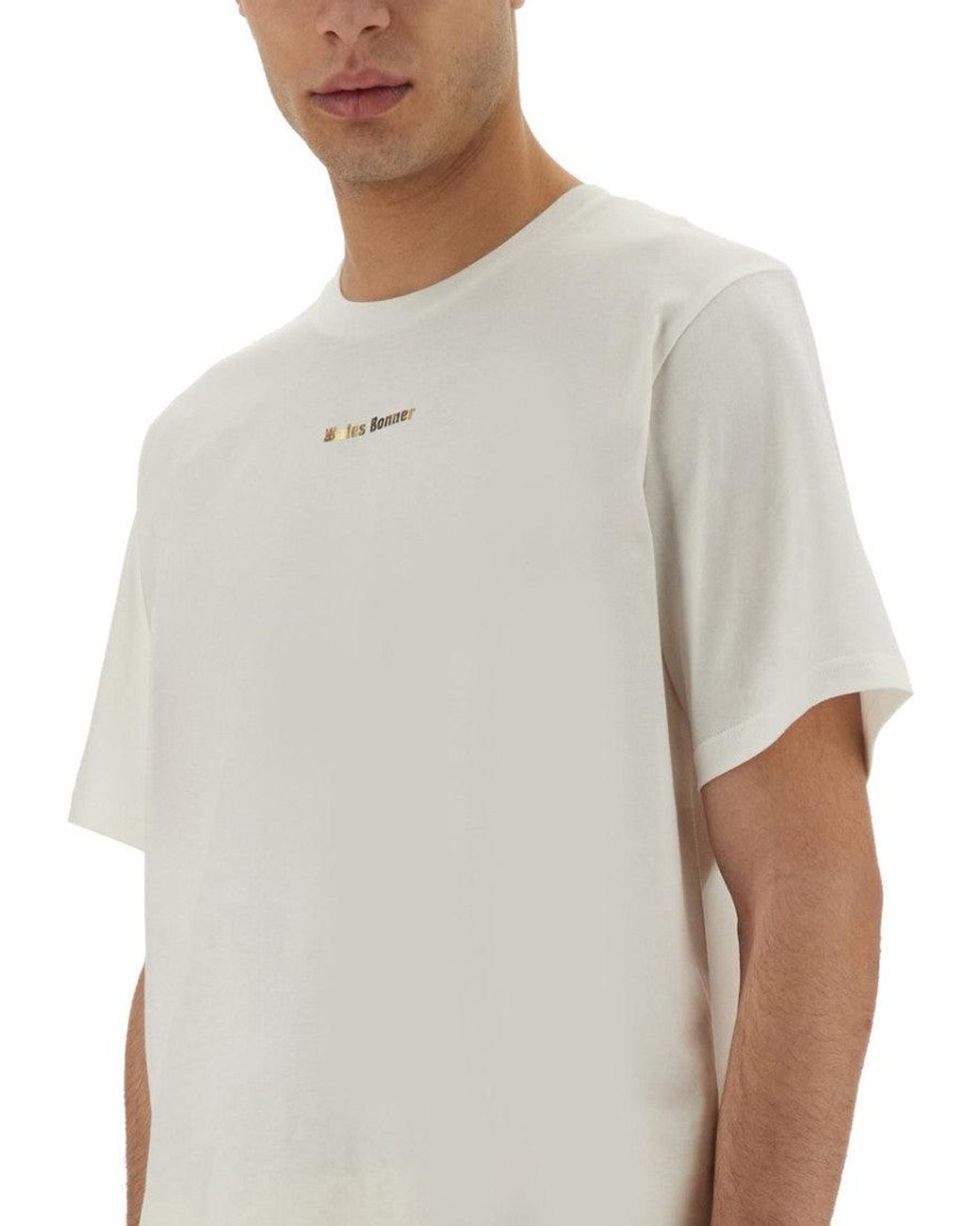 Wales Bonner White Short Sleeves T-Shirt for men