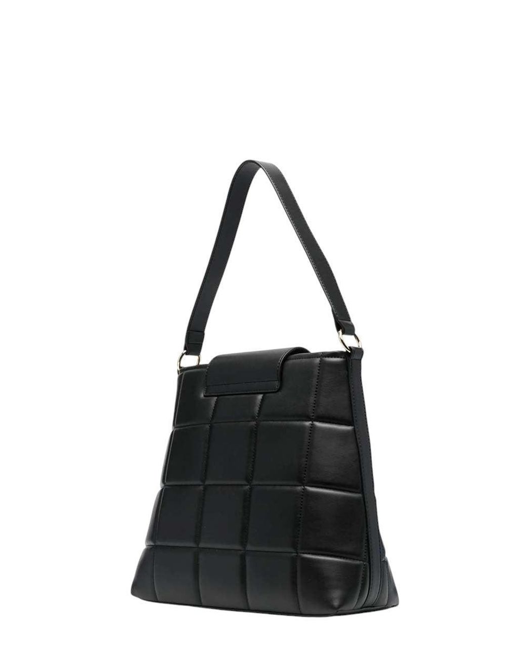 Love Moschino Black Logo Medium Shoulder Bag