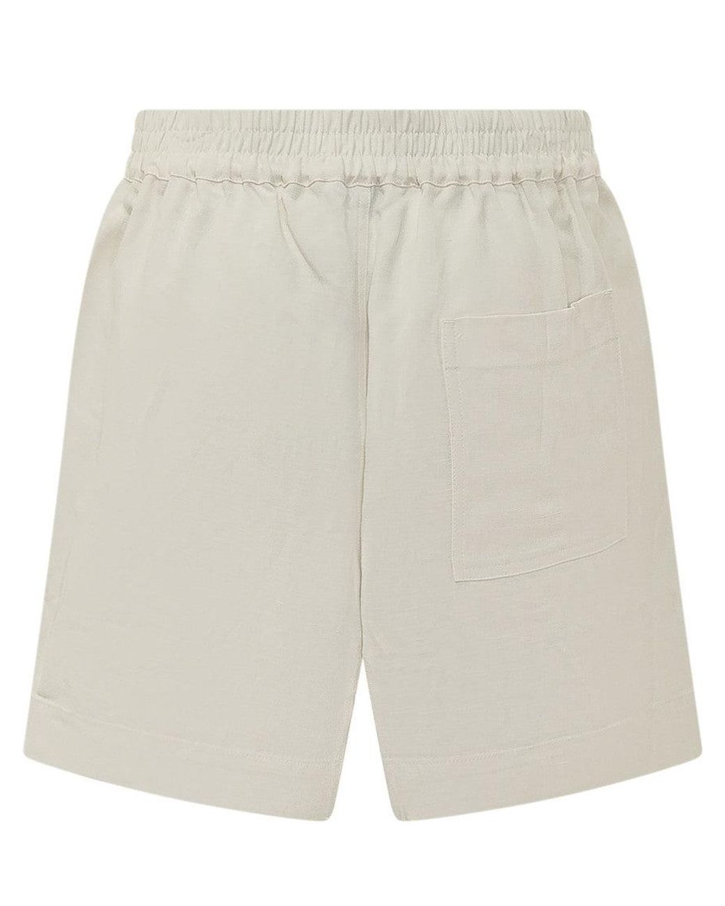 Studio Nicholson White Solid Shorts