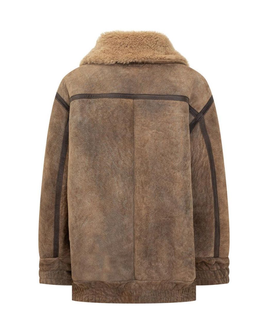 Salvatore Santoro Brown Shirt Collar Jacket