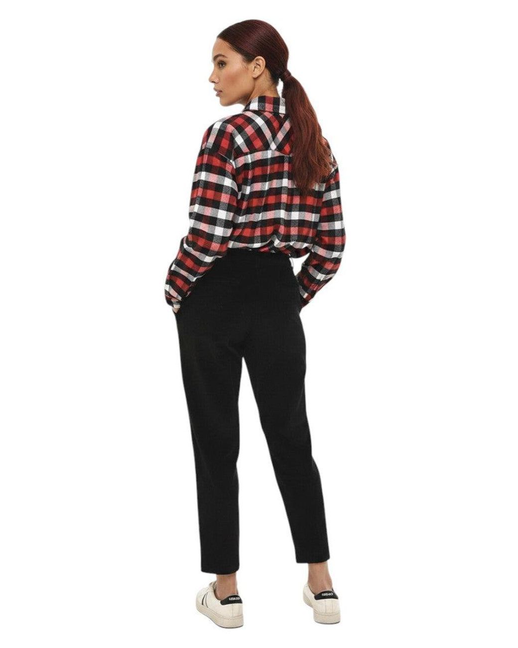 Woolrich Black Tapered Pleated Pants