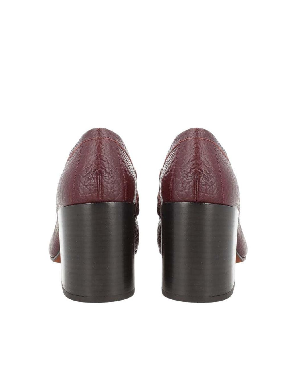 Dries Van Noten Brown Textured Pumps