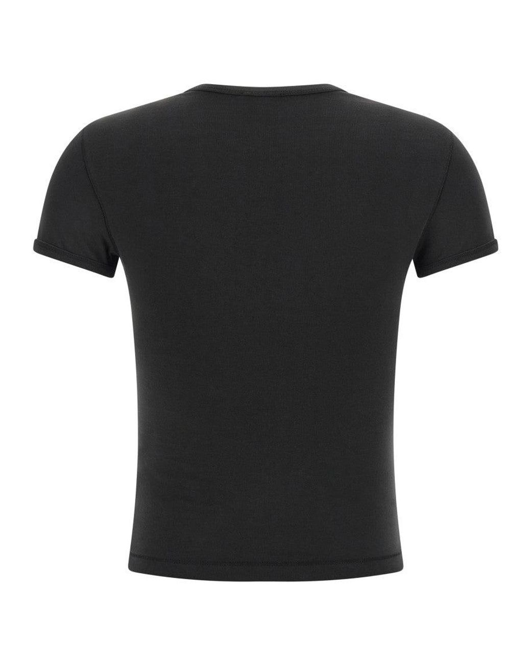DIESEL Black 'Uncutieslong-Od' T-Shirt