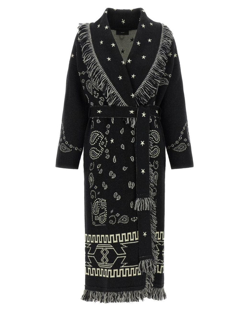 Alanui Black Trench Coat