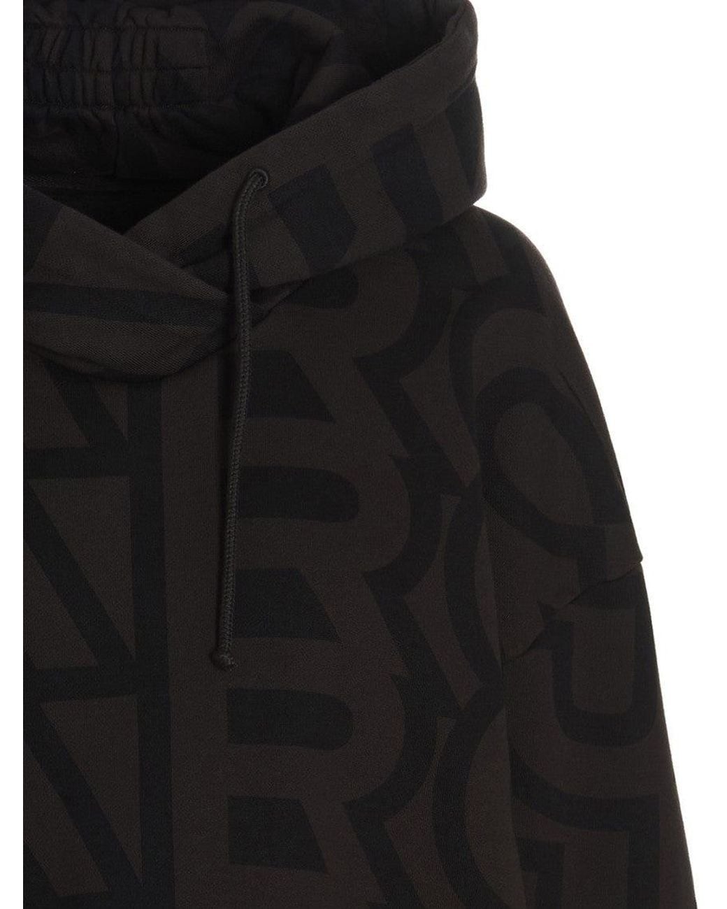 Marc Jacobs Black Monogram Hoodie