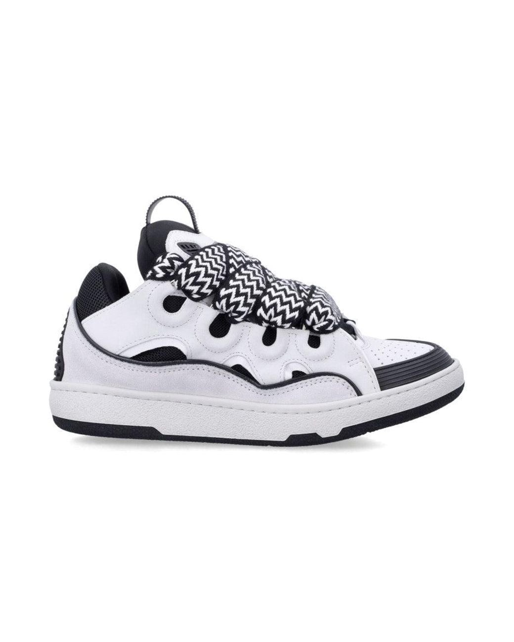 Lanvin White Color-Block Sneakers for men