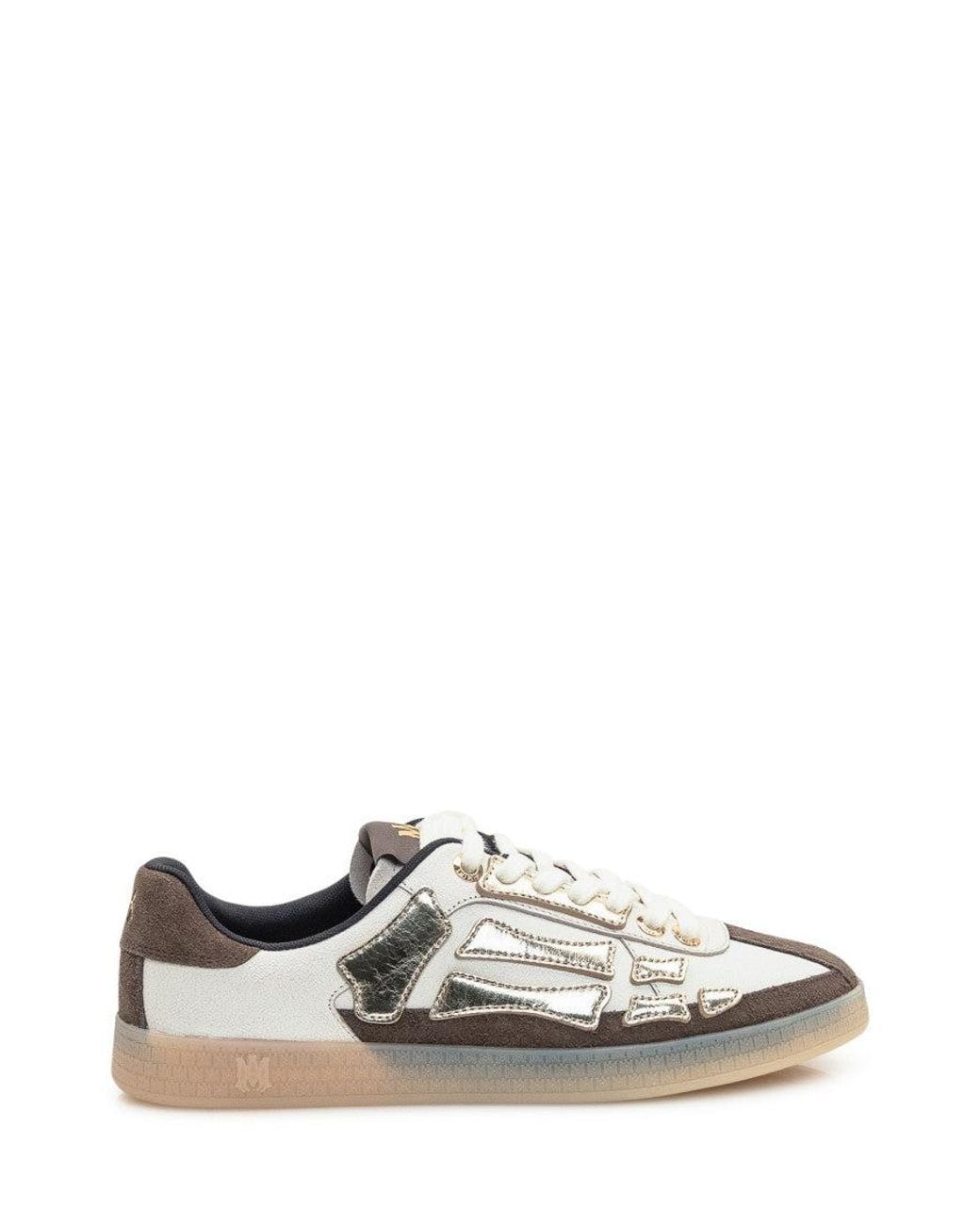 Amiri White Multi Color Lace-Up Sneakers for men