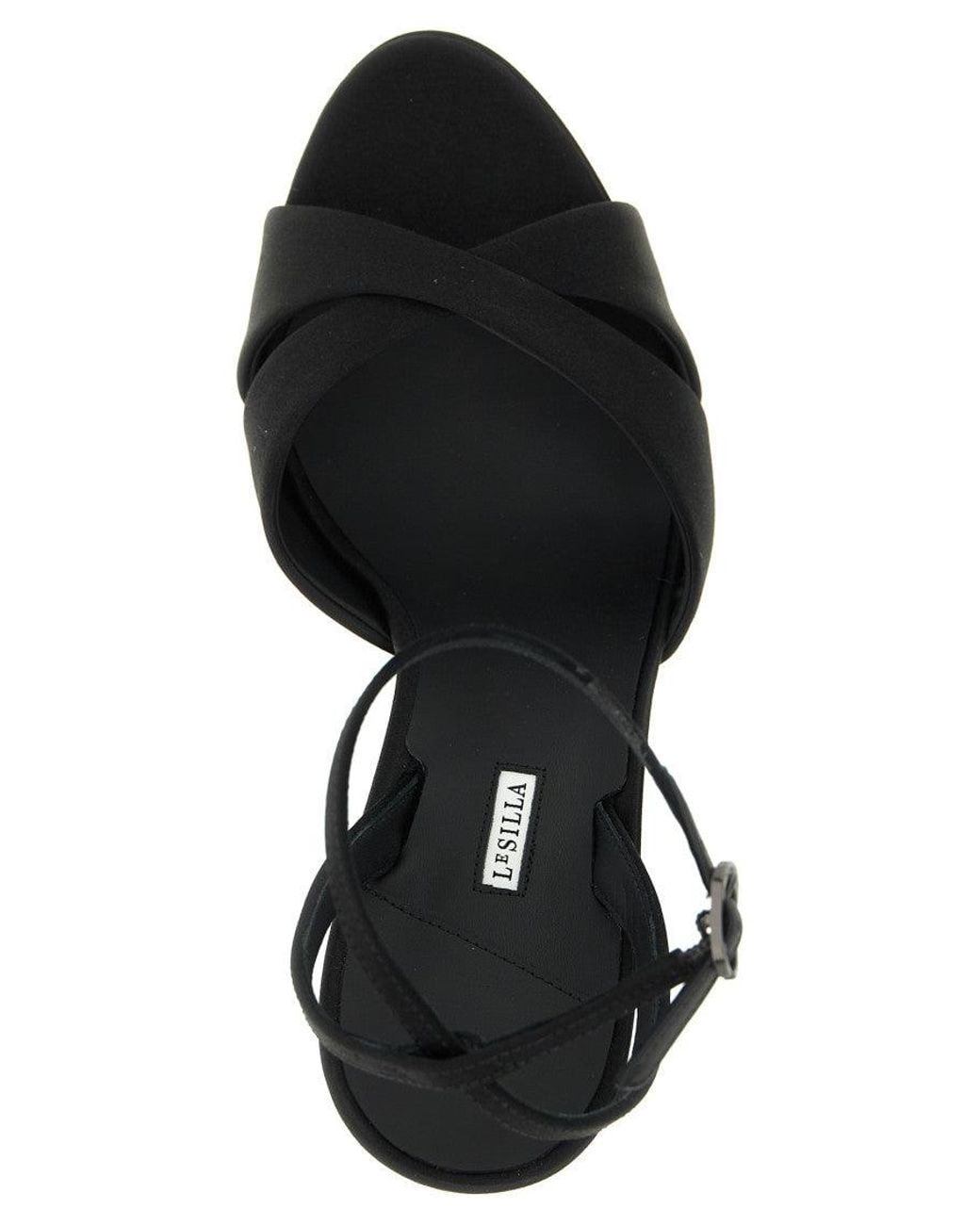 Le Silla Black Ankle Strap Heels