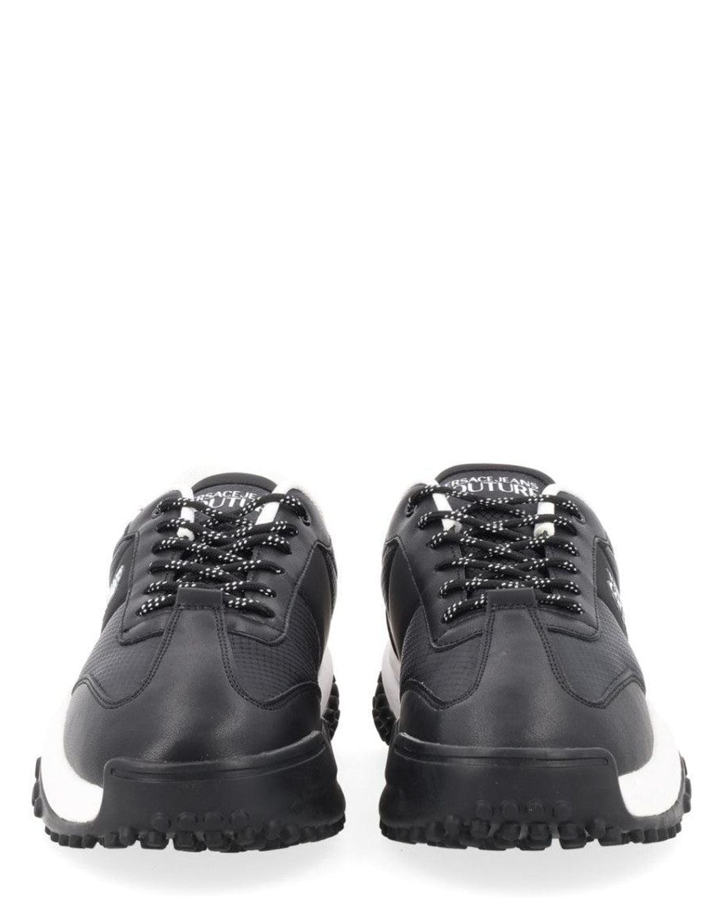 Versace Jeans Couture Black Logo Couture Sneakers for men