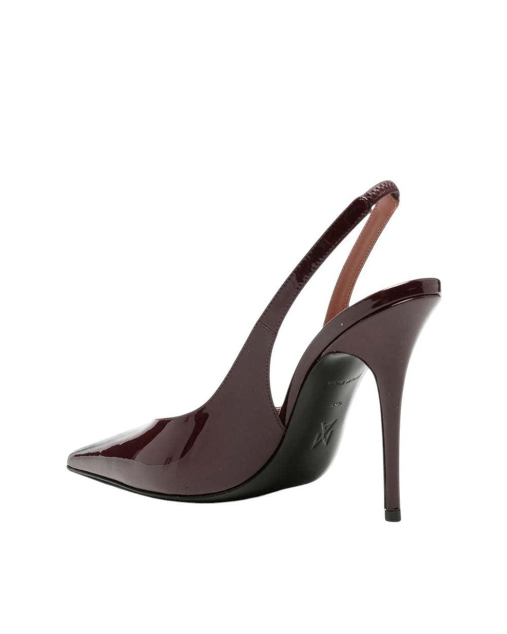 AMINA MUADDI Brown Slingback Pumps