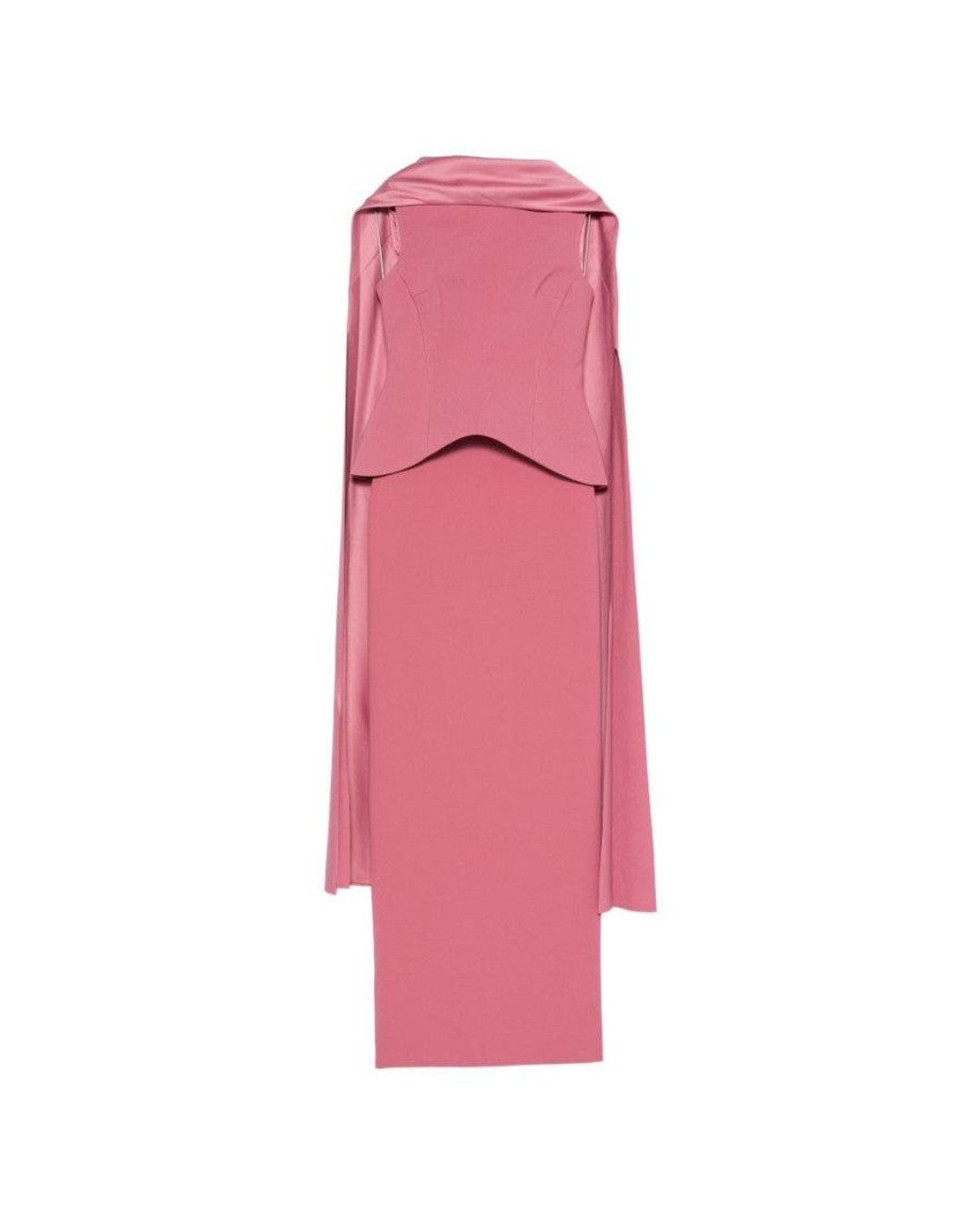Solace London Pink Annie Maxi Dress