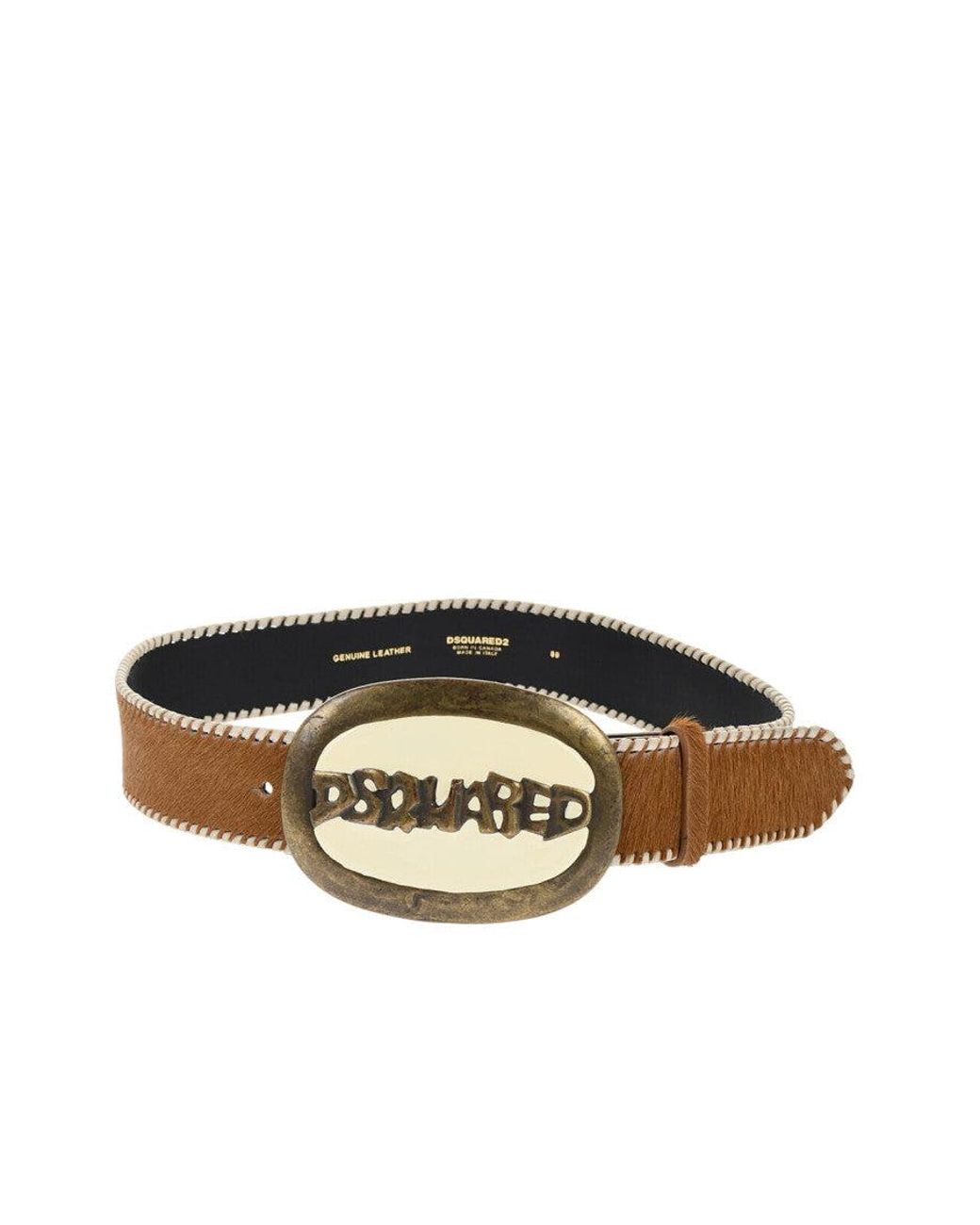 DSquared² Natural Logo Casual Belt