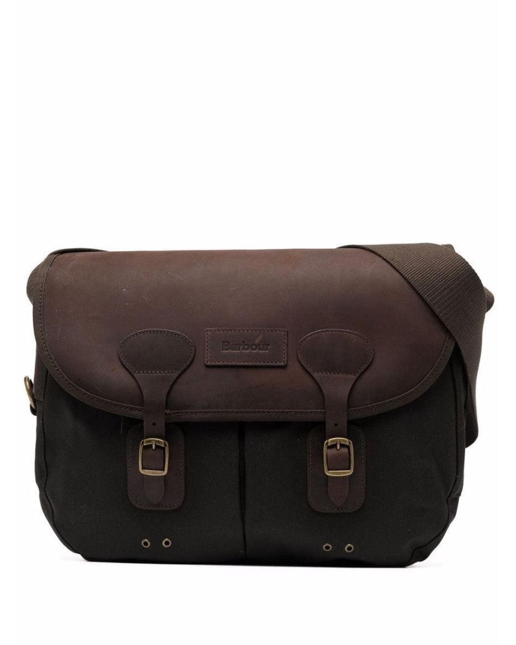 Barbour Black Tarras Messenger Bag for men