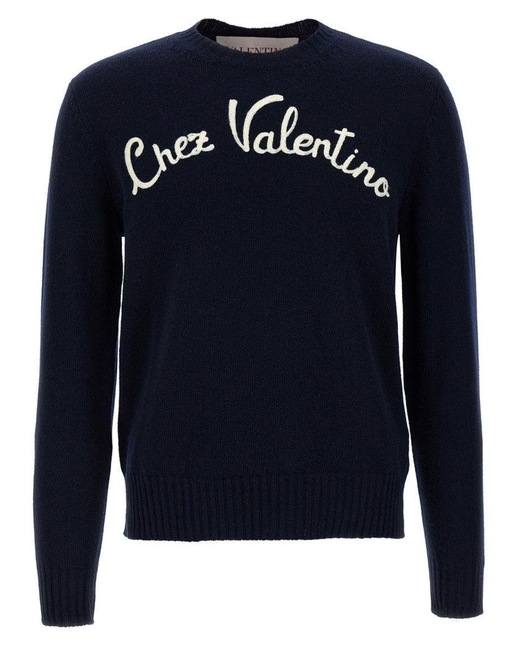 Valentino Blue 'Chez Sweater for men