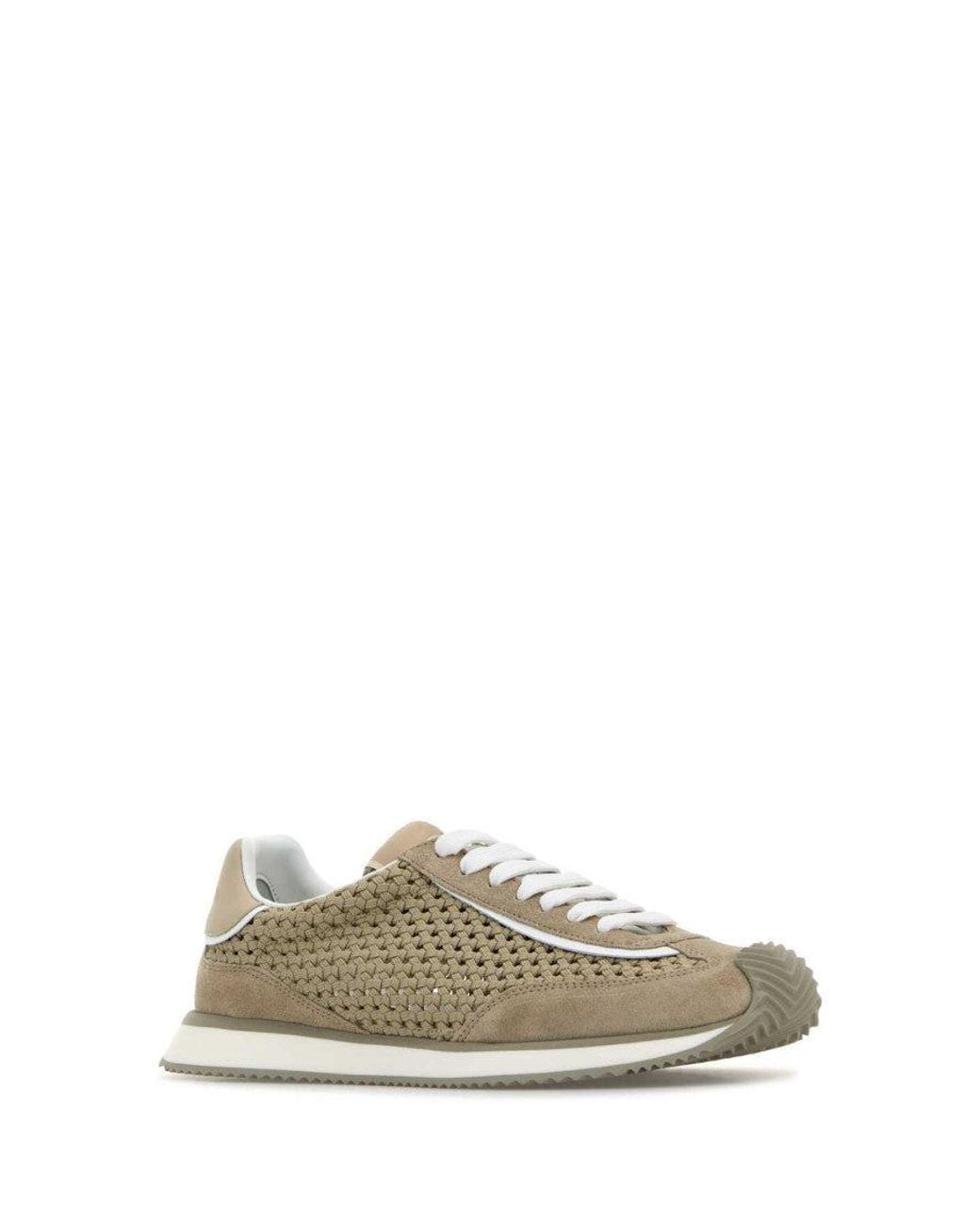 Dolce & Gabbana Natural Lace Up Sneakers for men