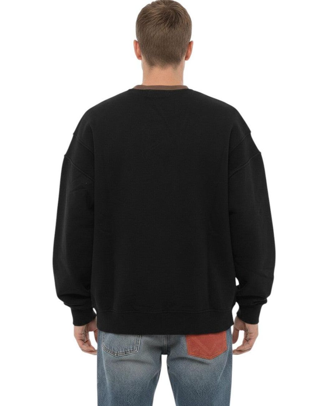 Ambush Black Relaxed Logo Sweatshirt for men