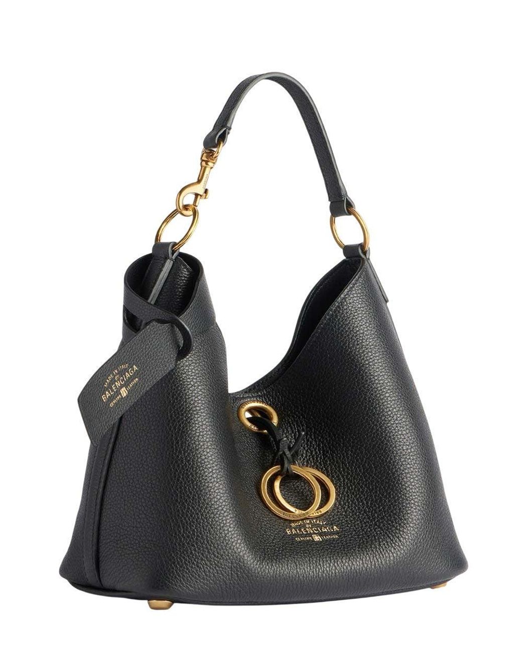 Balenciaga Black Carrie Small Hobo