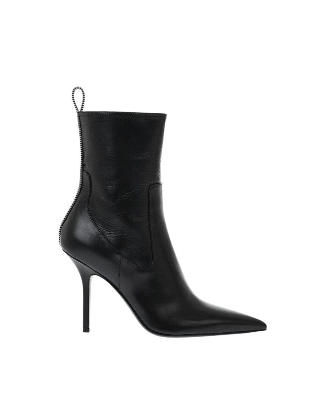 DSquared² Black Point-Toe Ankle Boots