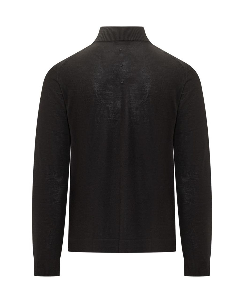 Premiata Black Turtle Neck Sweaters for men