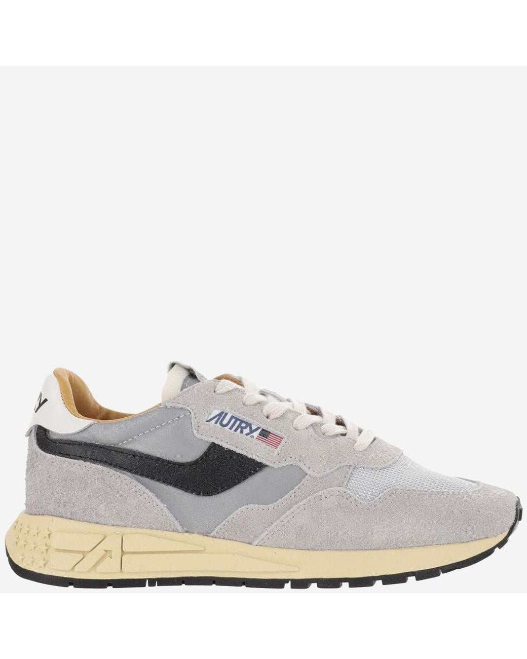 Autry Gray Logo Sneakers for men