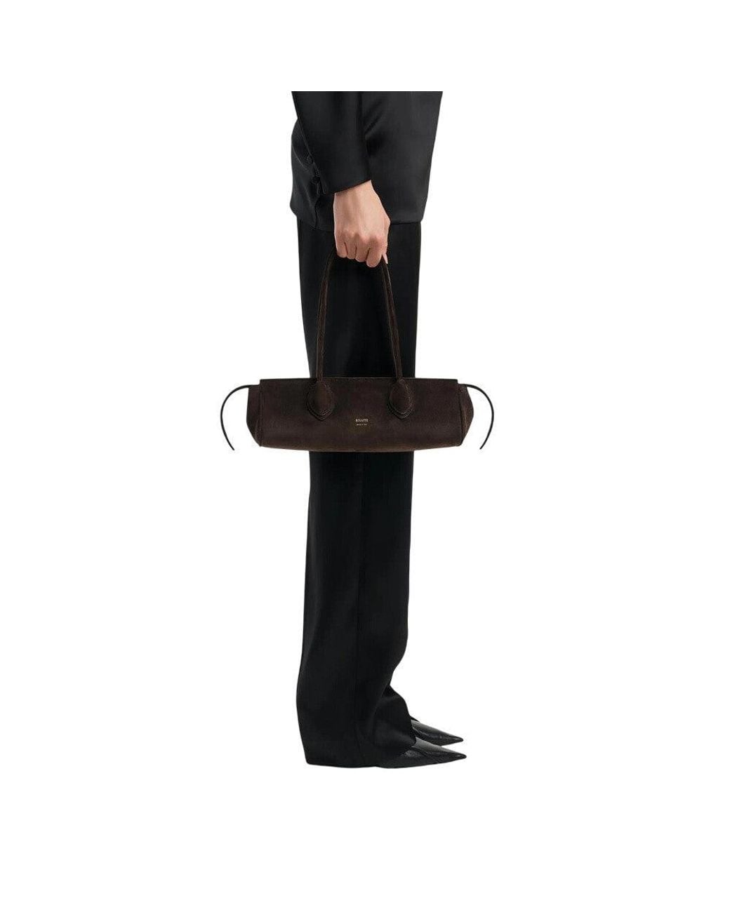 Khaite Black Donna Large Shoulder Bag