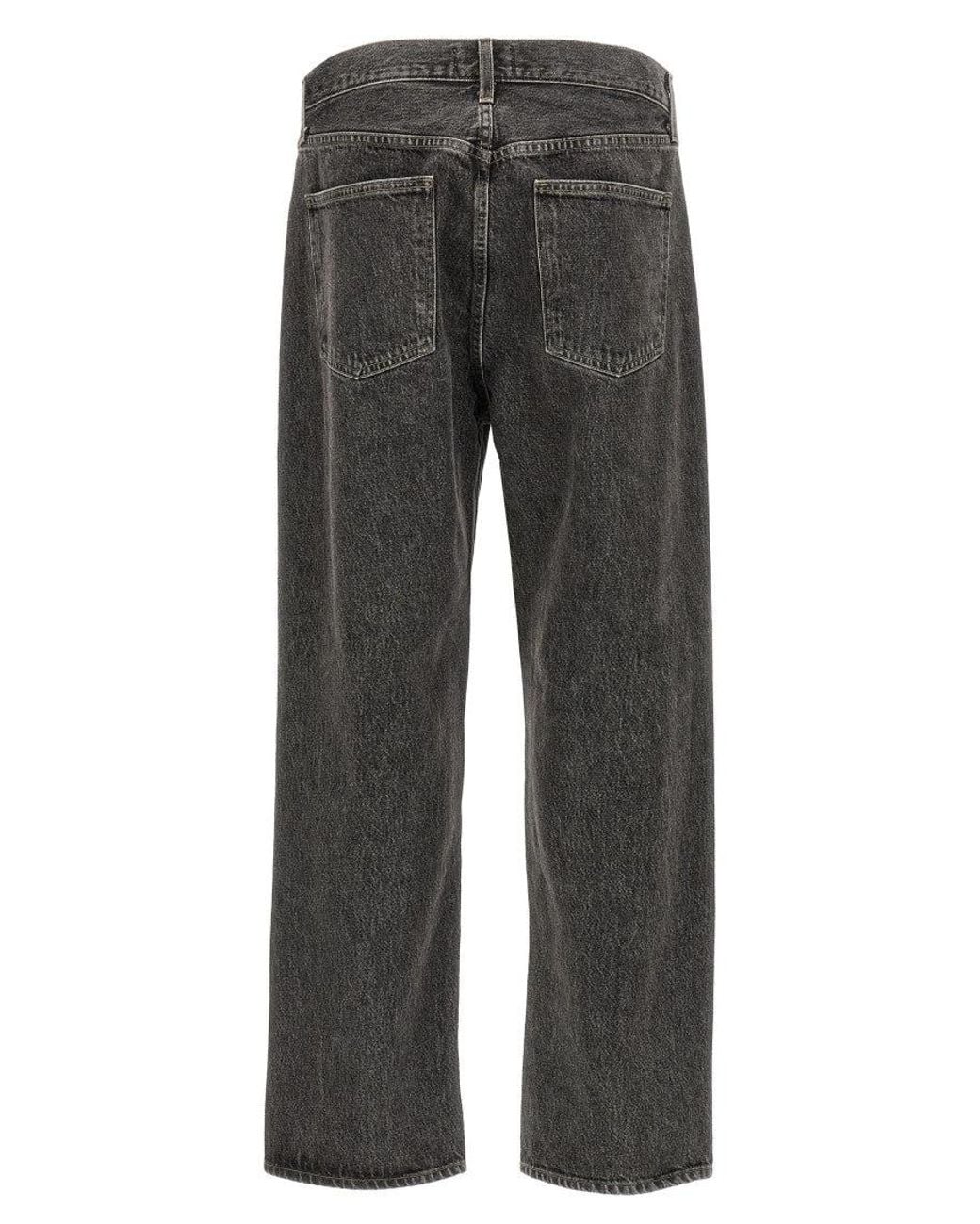 Agolde Gray Straight Fit Jeans for men