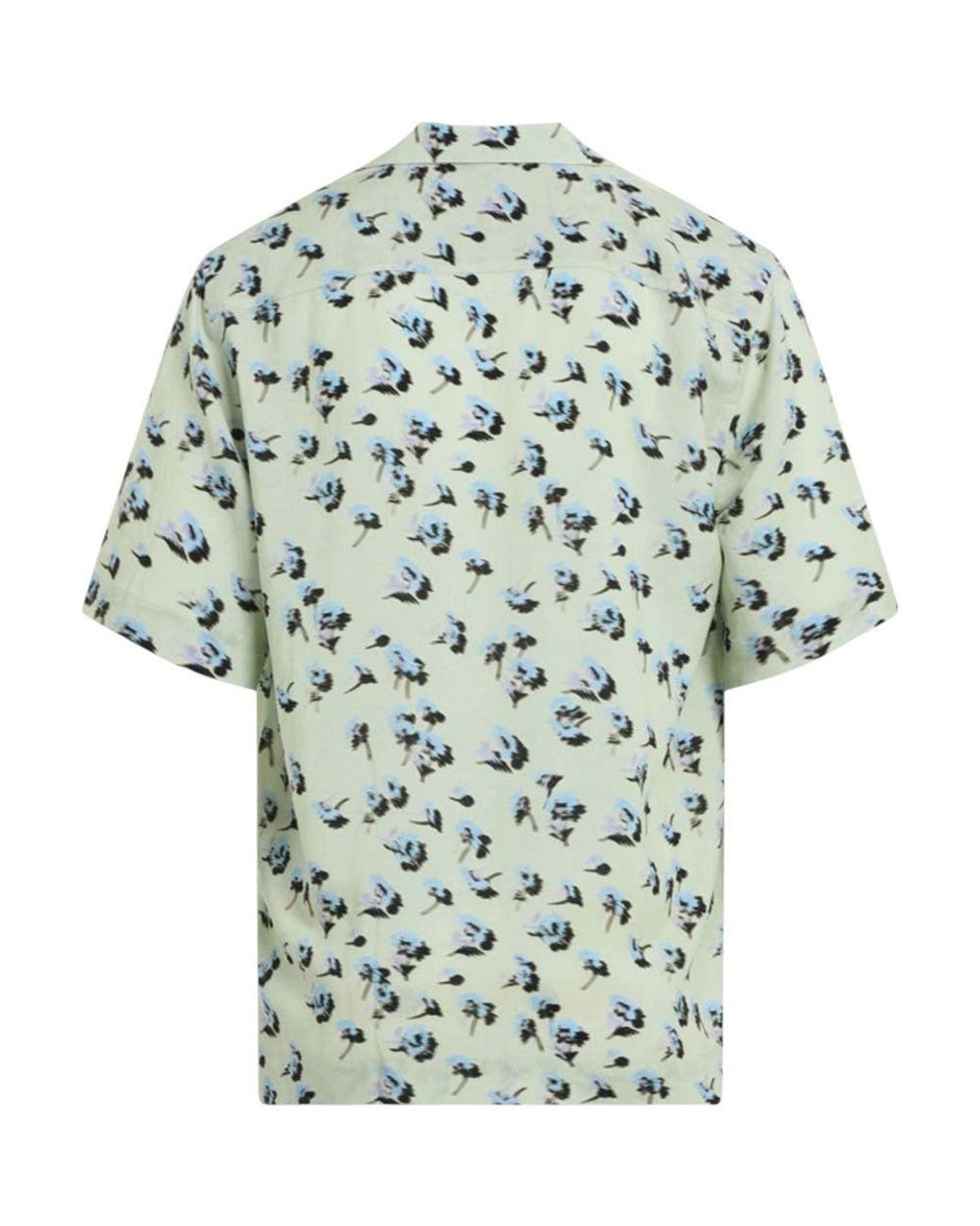 Paul Smith Green Short Sleeve Shirt for men