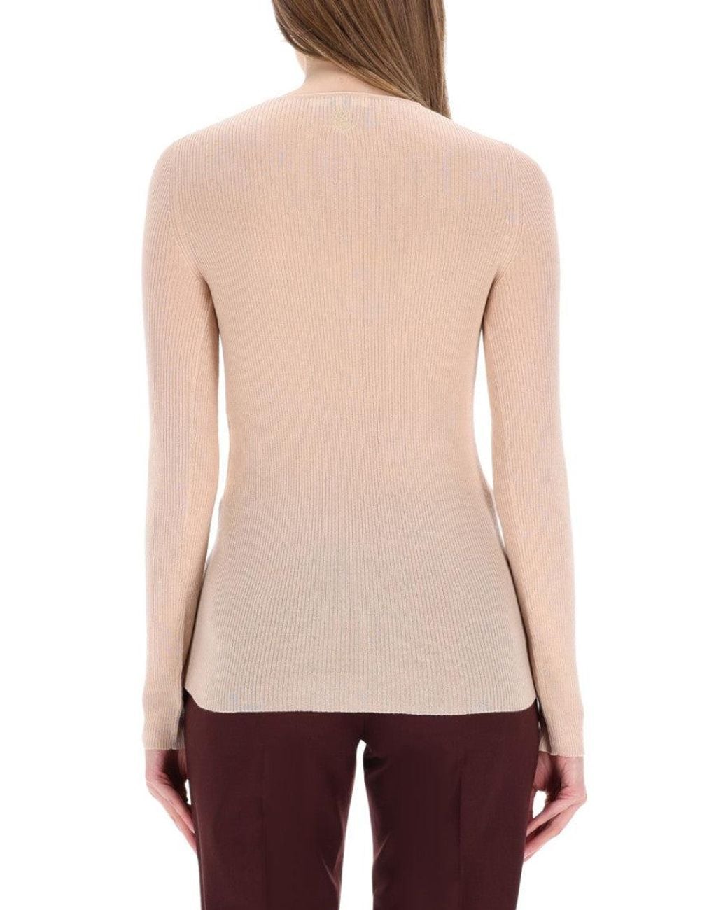 Chloé Natural Ribbed Knit With Buttons
