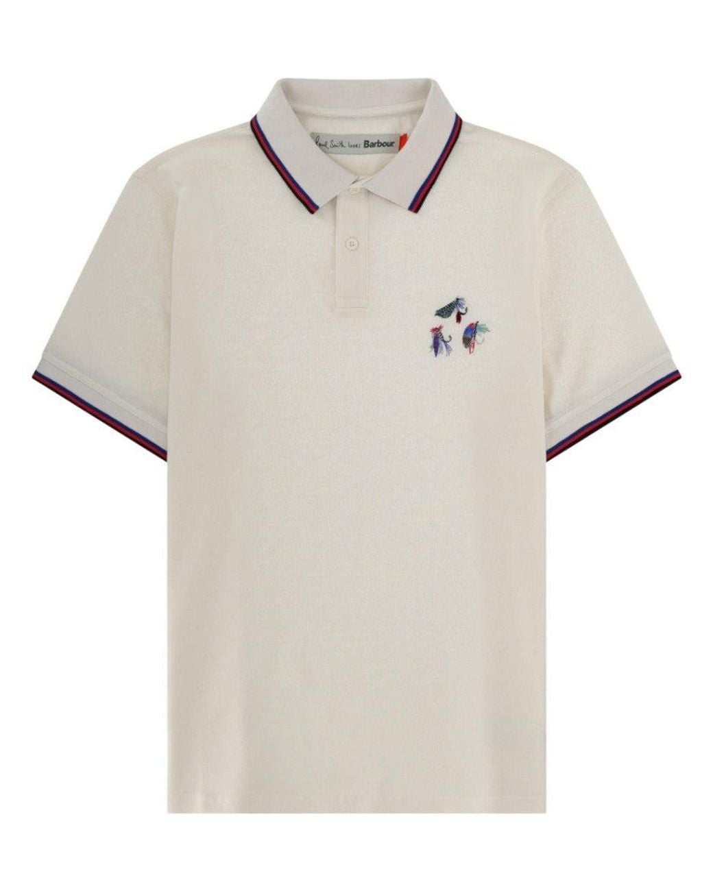 Paul Smith Natural Off Shirt Collar Polo for men