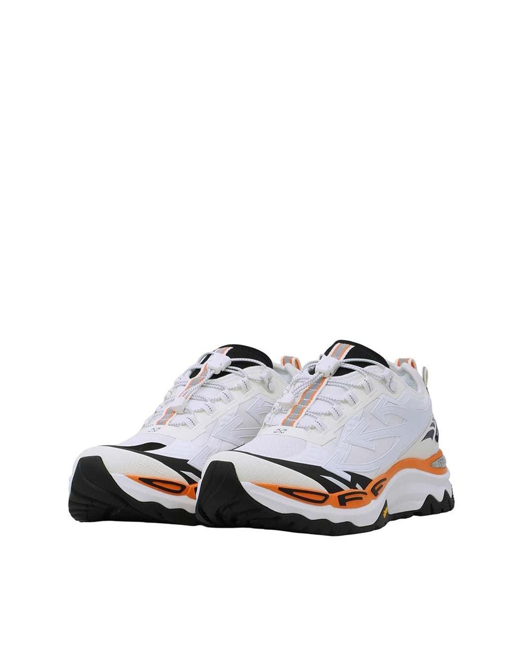 Off-White c/o Virgil Abloh White Color Block Sneakers for men