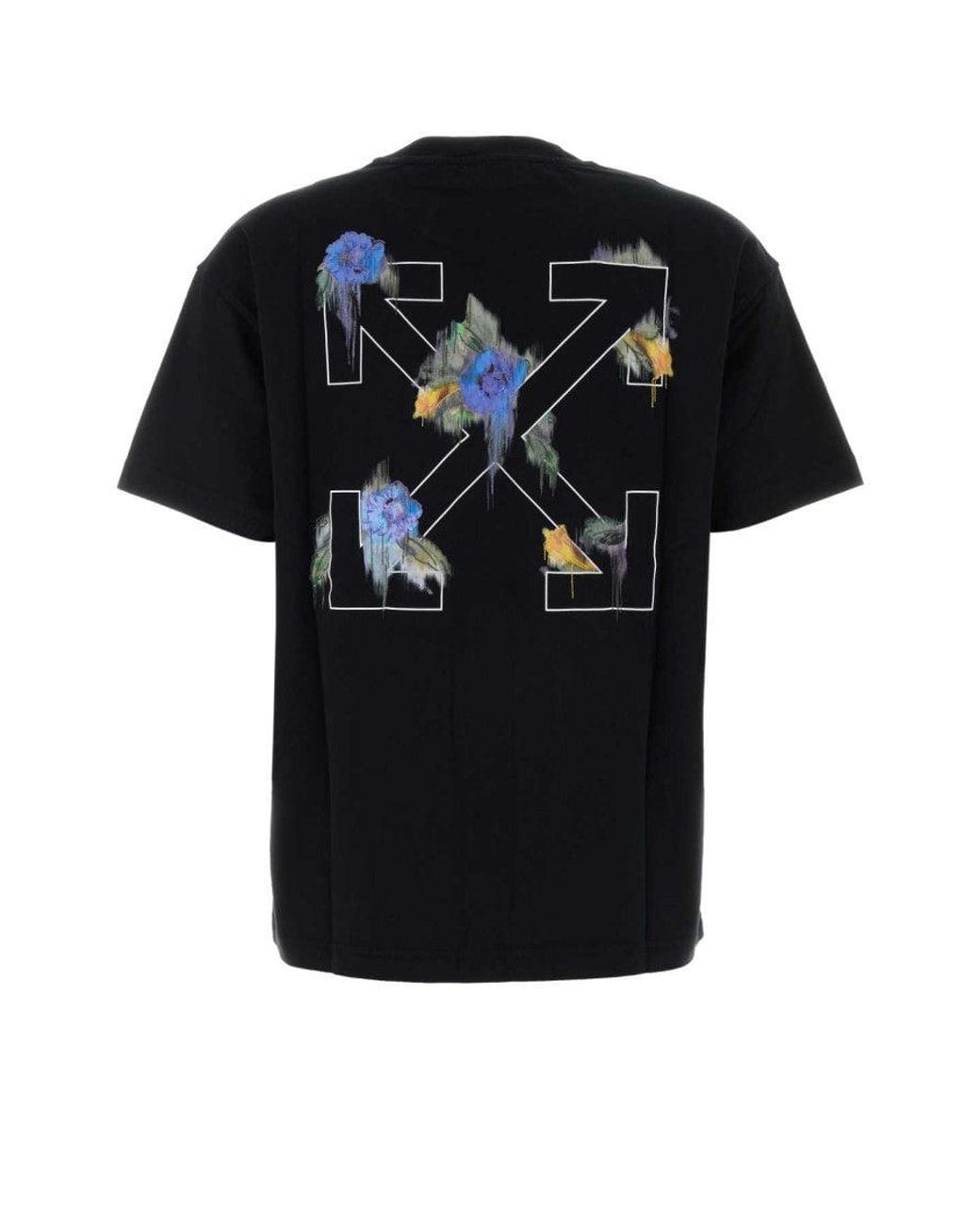 Off-White c/o Virgil Abloh Black Logo Crew Neck T-Shirt