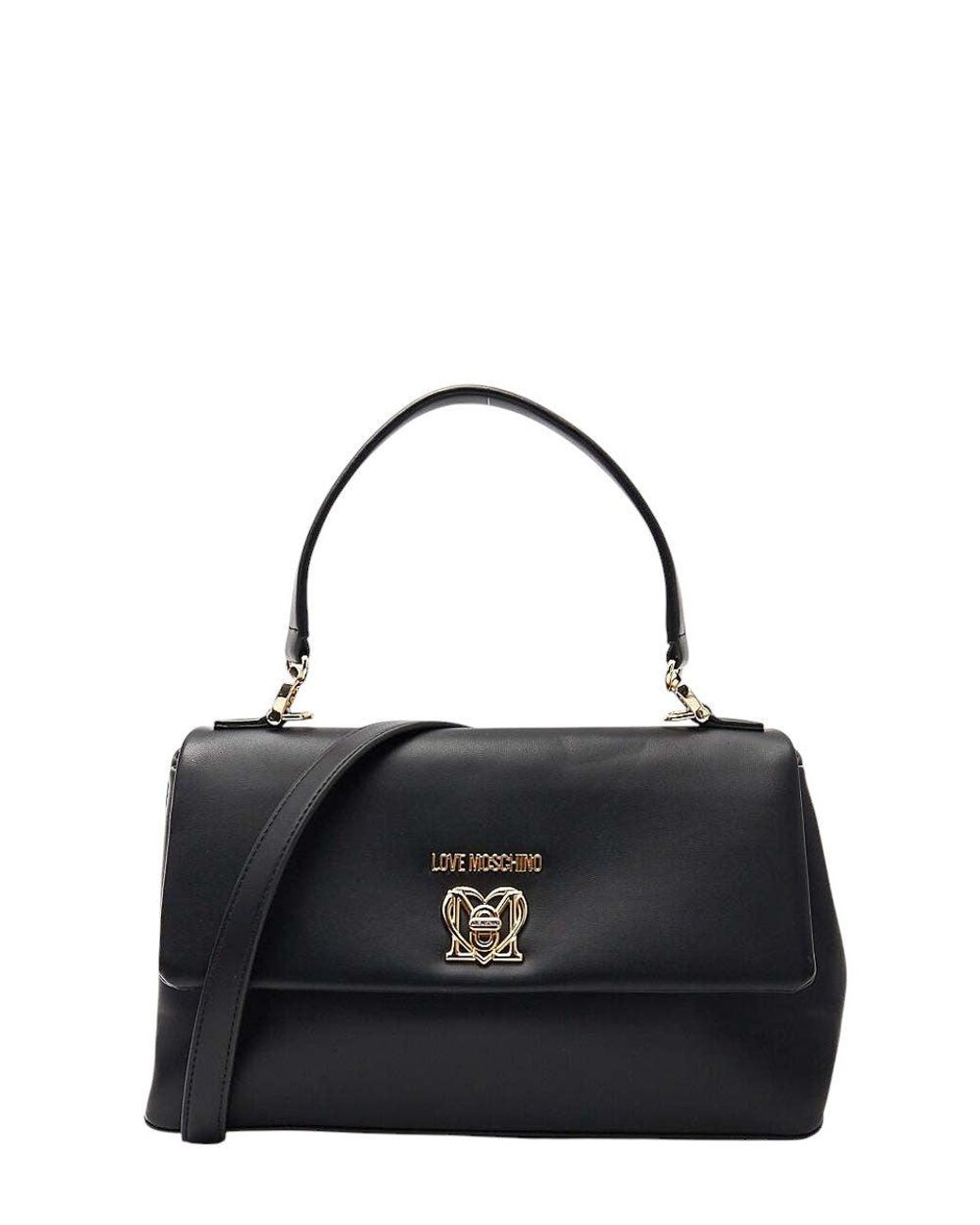 Love Moschino Black Logo Small Satchel