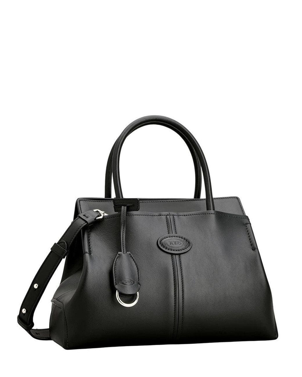 Tod's Black Logo Small Tote