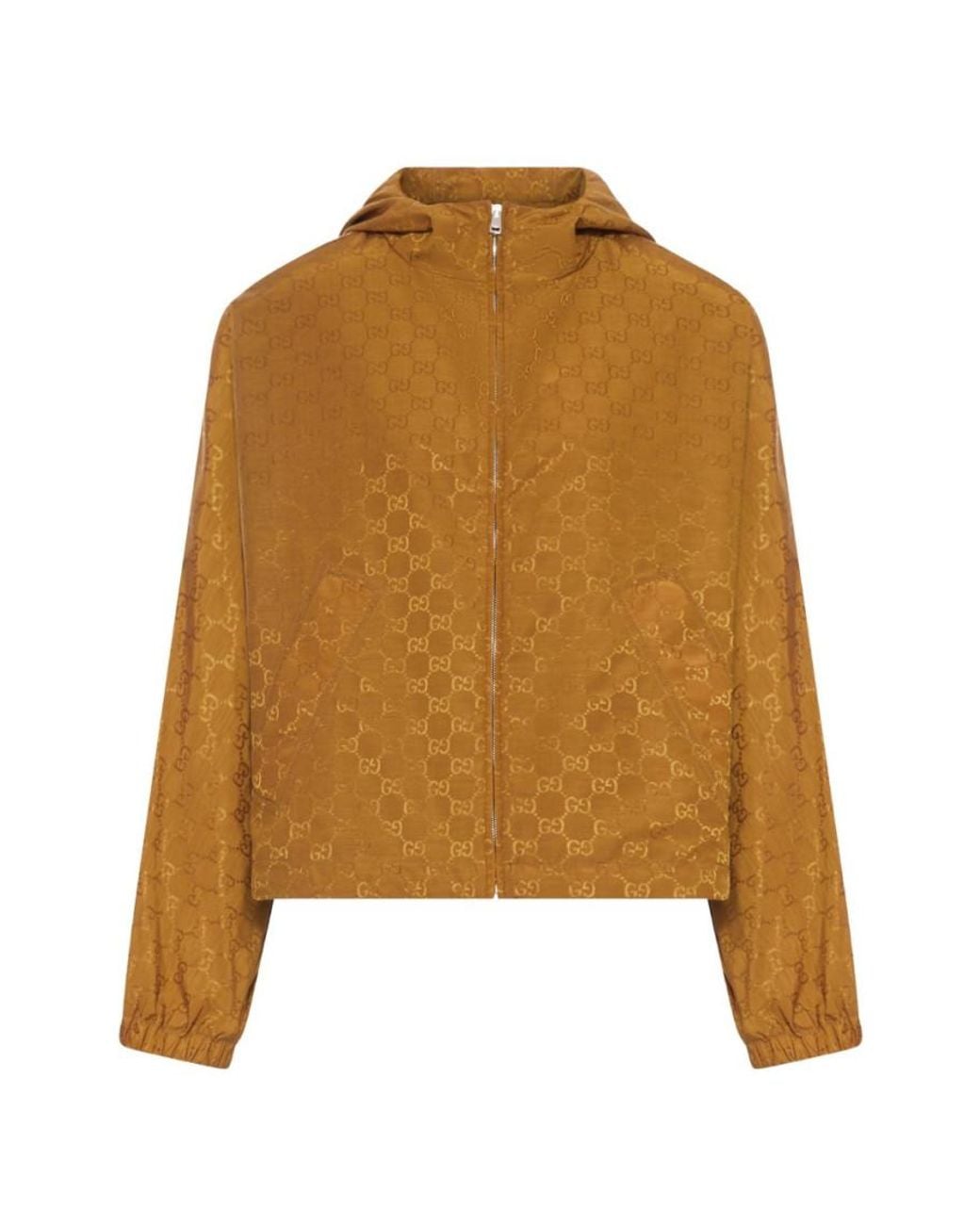 Gucci Natural Gg Nylon Blouson Jacket