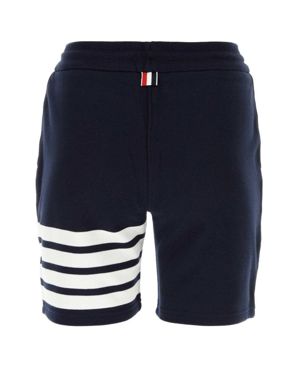 Thom Browne Blue Cotton Shorts