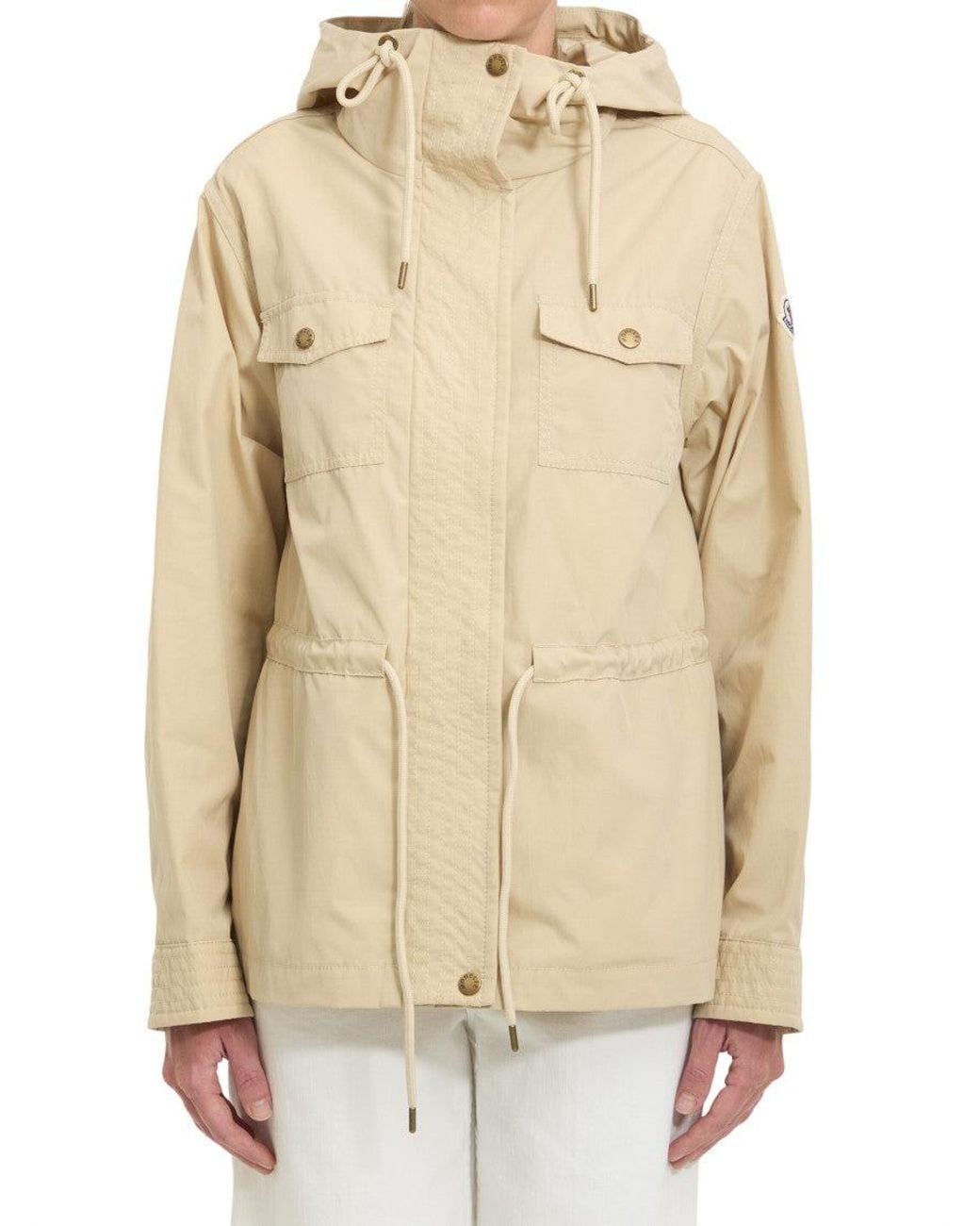 Moncler Natural Solid Hood Jacket