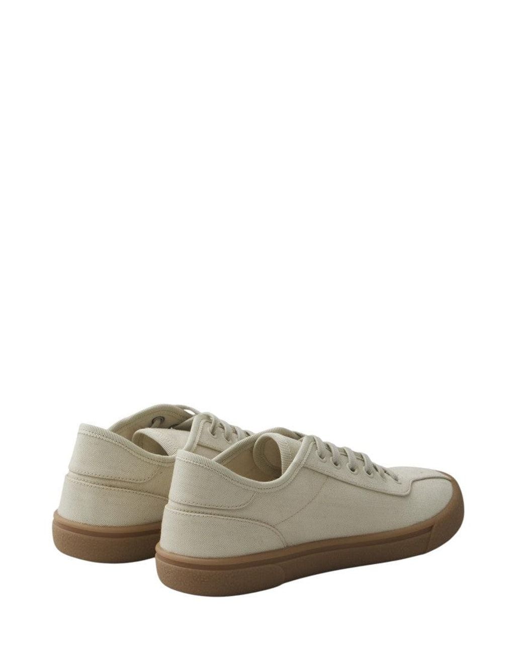 The Row Natural Canvas Sneakers