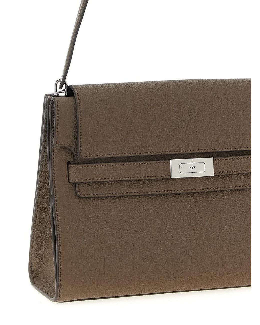 Tory Burch Brown 'Lee Radziwill' Large Shoulder Bag