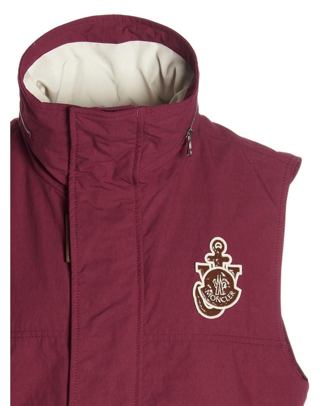 Moncler Purple Logo Hood Jacket