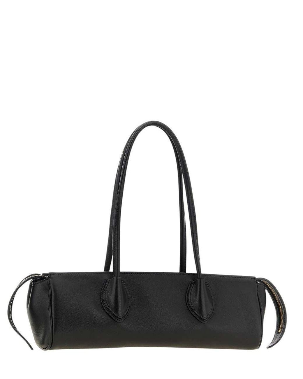 Khaite Black Donna Large Shoulder Bag