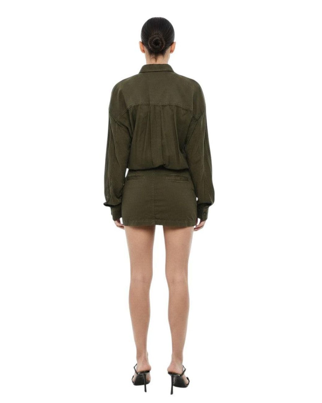 DSquared² Green Floral Mini Dress