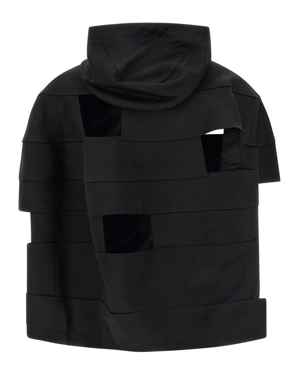 Comme des Garçons Black Solid Hood Jacket for men