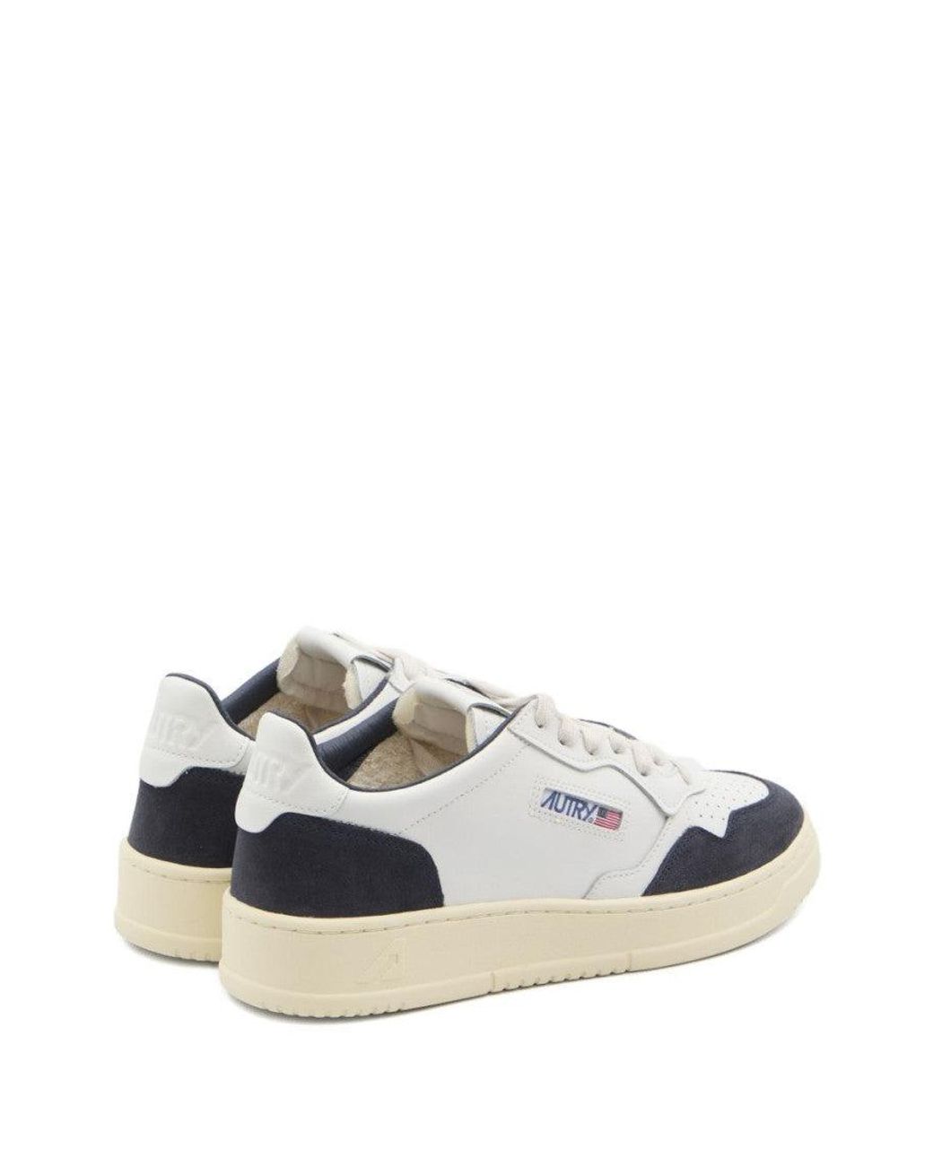 Autry White Medalist Low for men