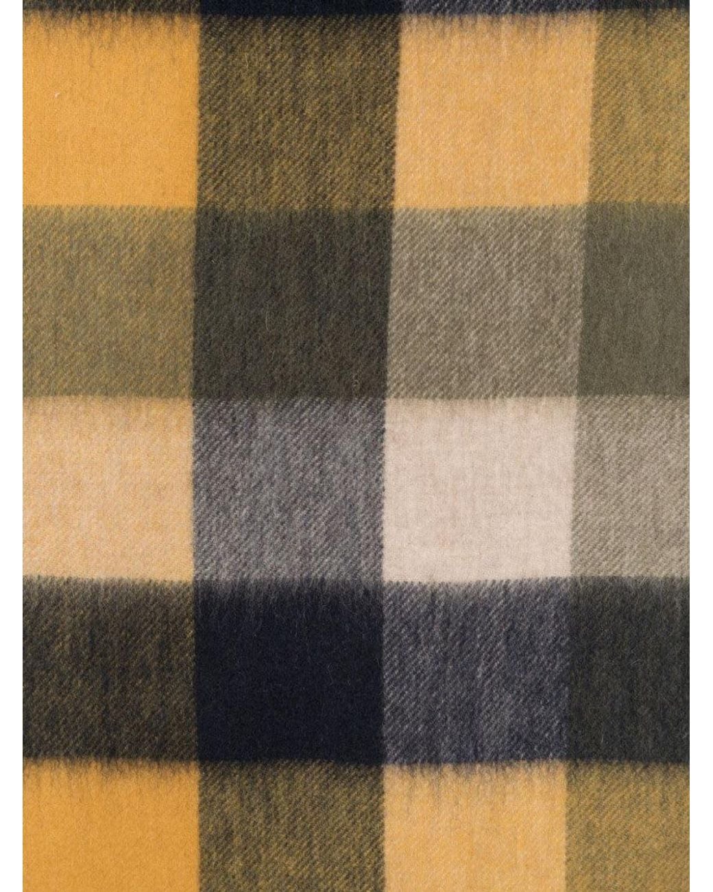 Barbour Green Plaid Pattern Scarf for men