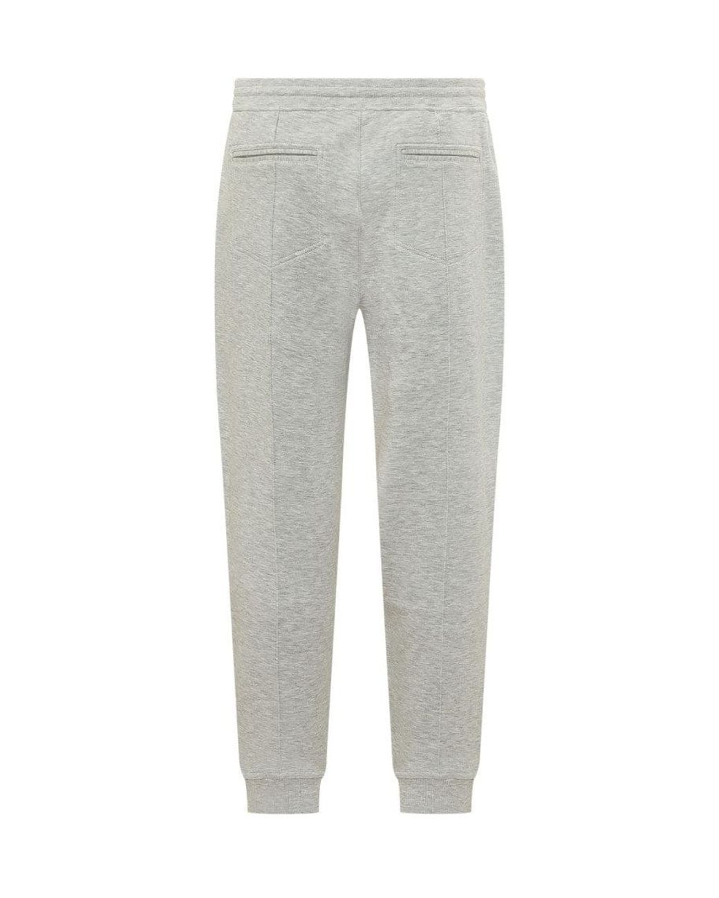 Brunello Cucinelli Gray Regular Joggers for men